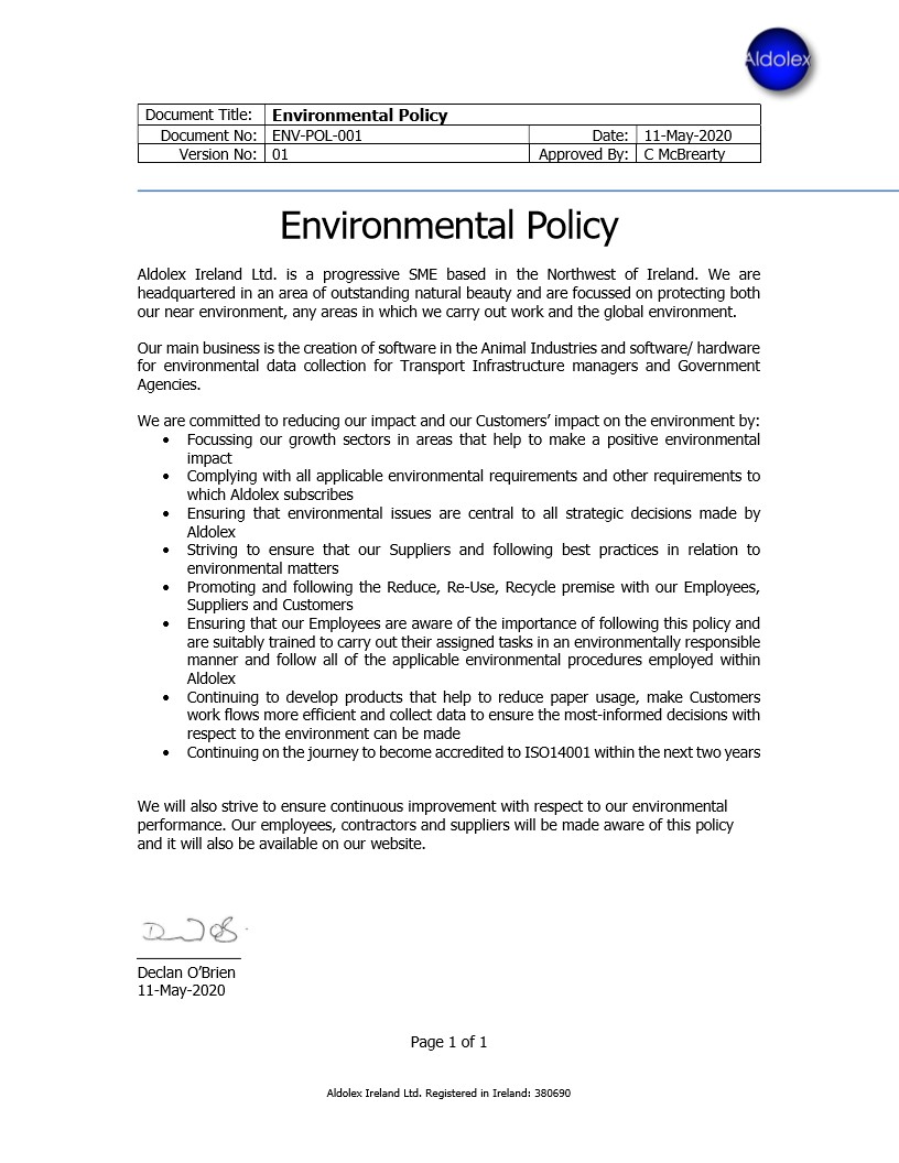 Environmental Policy